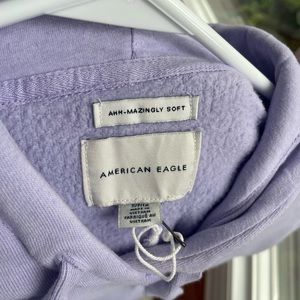 American Eagle purple hoodie
